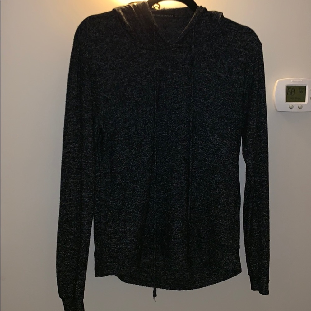 dark gray long sleeve